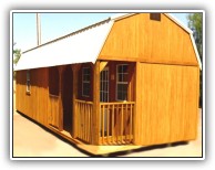 Side Lofted Barn Cabin