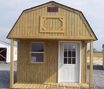 WoodTreated-Lofted-Barn-Cabin